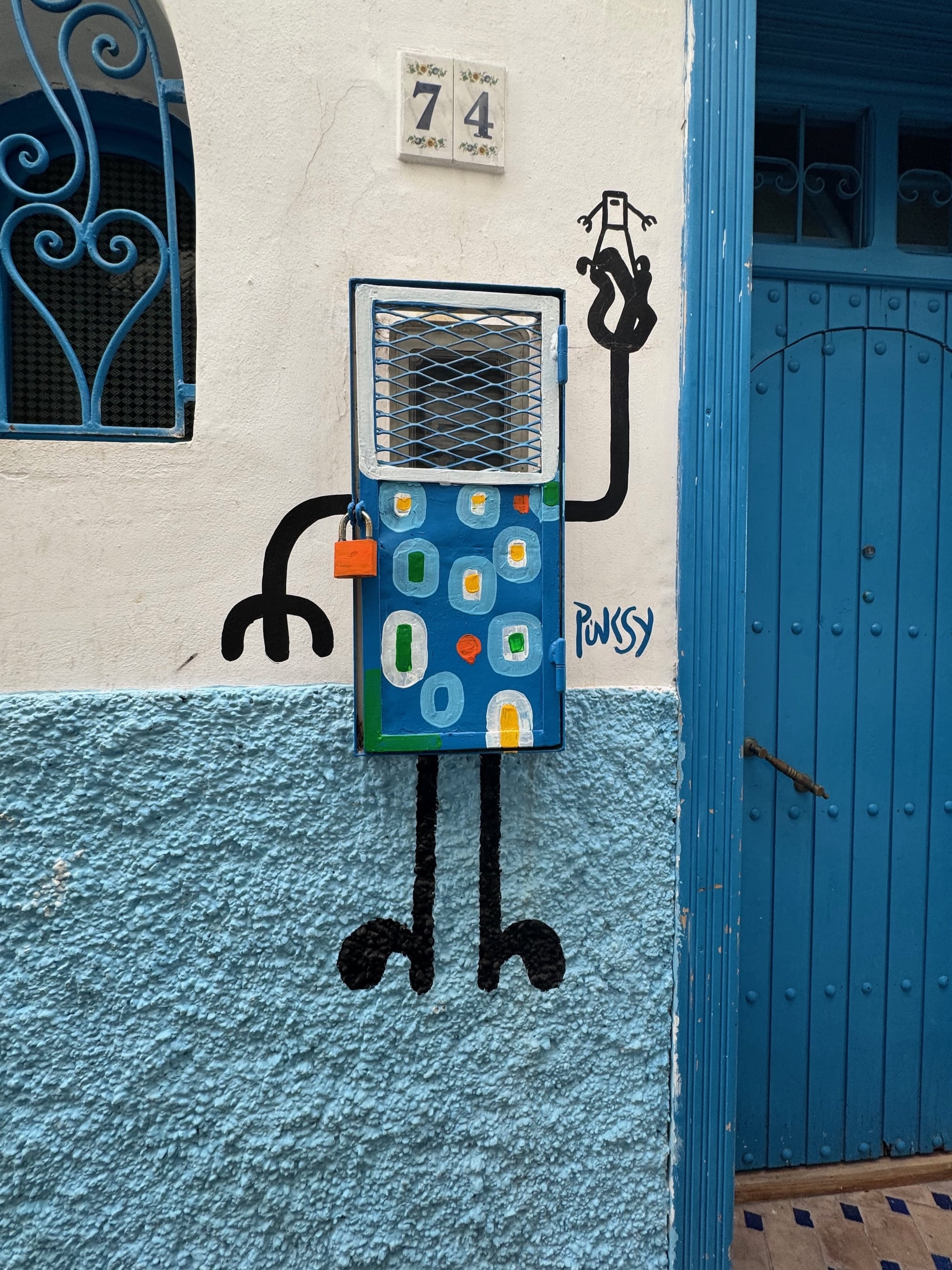 Strassenkunst in Tanger